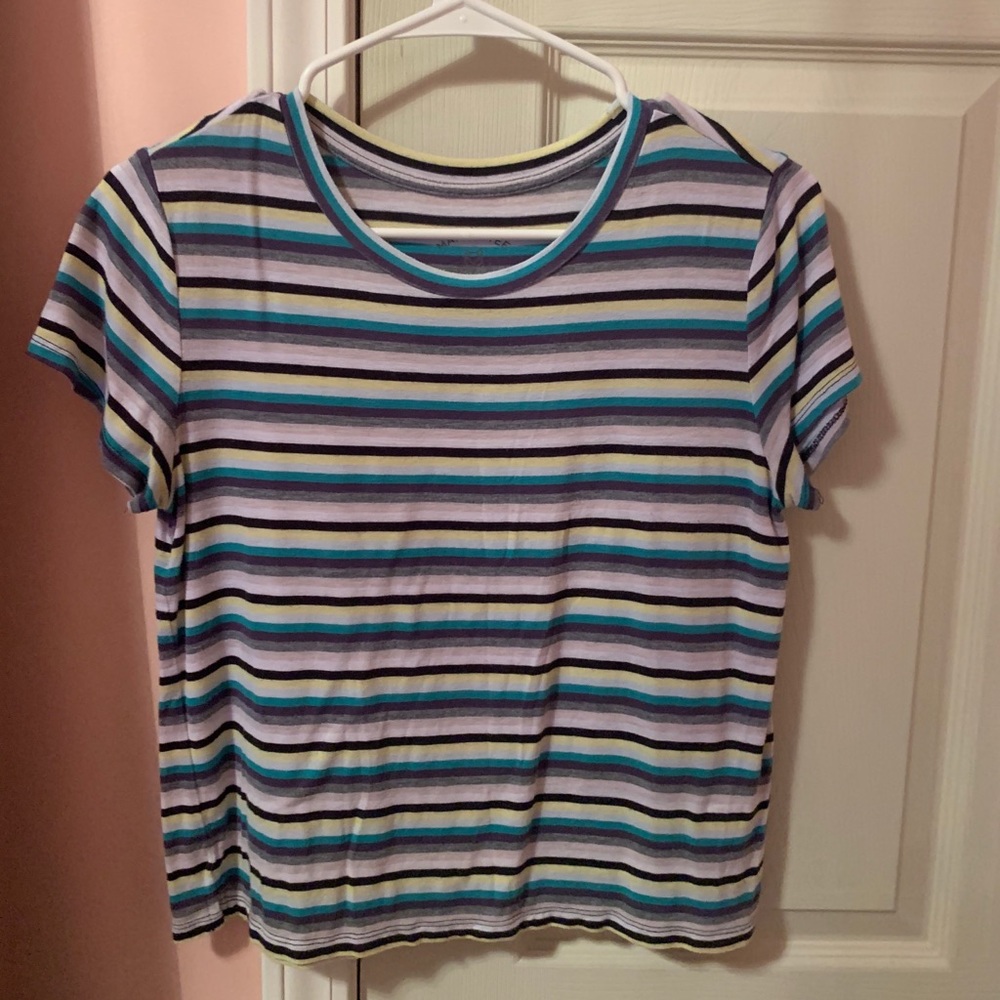 striped flow t-shirt
